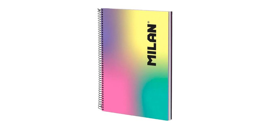 Cuaderno A4 Tapa dura Cuadriculado 5x5 120 hojas  Sunset MILAN