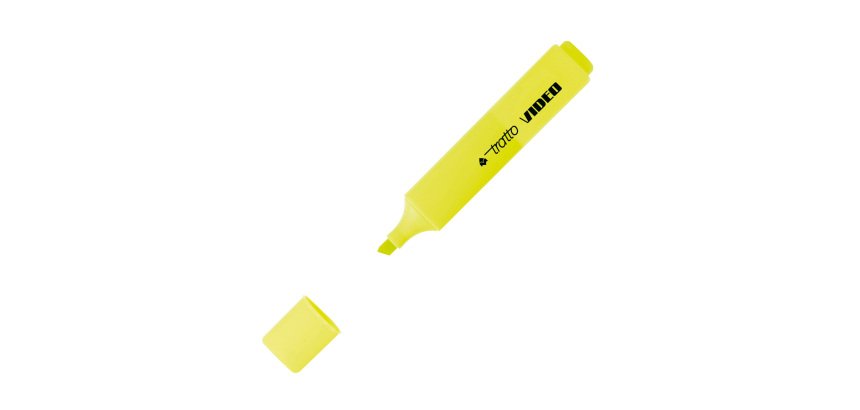 Tratto Highlighters Video yellow 12 Pieces