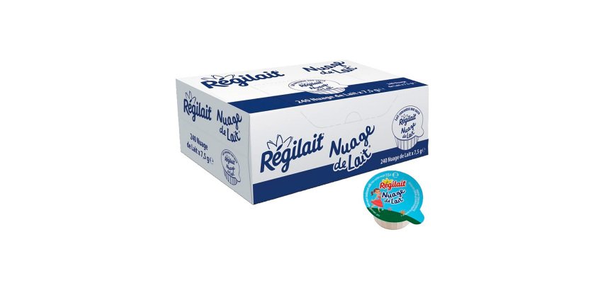 Lait concentre Regilait - 240 coupelles