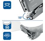 Agrafeuse pince Rapid K1 Classic Rétro - agrafes 26/6 et 26/8 - capacité de 50 feuilles