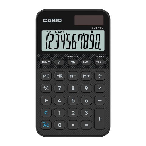 Calculadora de bolsillo Casio SL-310YC negro