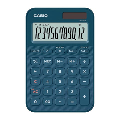 Calculadora de sobremesa Casio MS-20YC azul marino