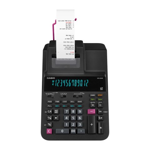 Calculadora con impresora Casio DR-200R