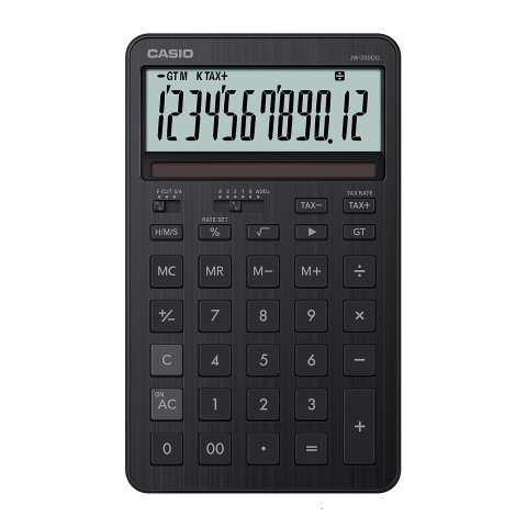 Calculadora de sobremesa Casio JW-200DQ negro