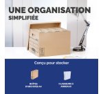 Caisse archives carton recyclé Earth Series Bankers Box vy Fellowes H 27 x L 33,5 x P 39,1 cm