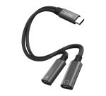 SBS Adattatore USB-C audio e ricarica simultanea