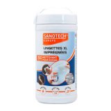 Boîte 150 grandes lingettes nettoyantes pour écrans Sanotech