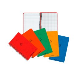 Carnet à spirale 80 x 135 mm petits carreaux - 100 pages