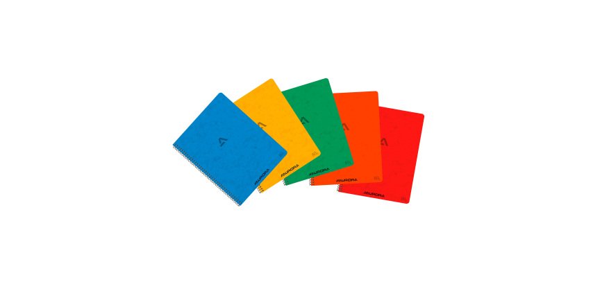 Cahier à spirales A5 Ligné 120 Pages