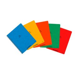 Cahier à spirale 210 x 165 mm petits carreaux 120 pages