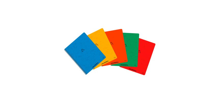 Cahier à spirale 210 x 165 mm petits carreaux 120 pages