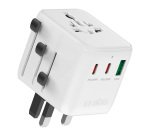 SBS Adattatore Da Viaggio Universale + Usb + 2X Type-C