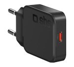 SBS Caricatore da muro 20w USB-C Ultra Slim