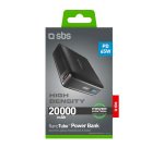 SBS Powerbank da 20.000 mAh con display LCD e ricarica per laptop da 65W