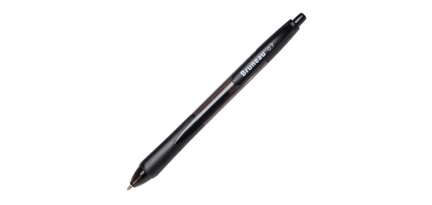 Stylo roller Bruneau encre gel rétractable pointe 0,7 mm - écriture moyenne