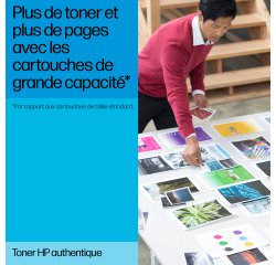 HP Toner 162X Haute capacité Noir pour imprimante laser