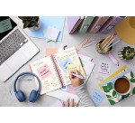 Notes repositionnables recyclées couleurs assorties pastel Post-it 76 x 76 mm - Bloc de 70 feuilles - Lot de 2