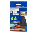 Patin auto-agrippant Tivoly multi-usages 135 x 95 mm  - Grain 80 - Lot de 4
