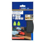 Patin auto-agrippant Tivoly multi-usages 135 x 95 mm  - Grain 120 - Lot de 4