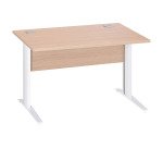 Bureau droit piètement métal Excellens - voile de fond droit