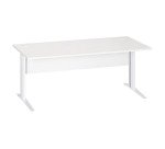 Bureau droit piètement métal Excellens - voile de fond droit