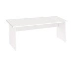 Bureau droit piètement plein bois Excellens - voile de fond droit