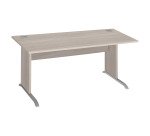 Excellens Straight Desk Wood L 160 cm Wooden Leg Top - Straight Modesty Panel