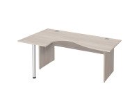 Kompaktbüro Excellens Holz L 180 cm Rückwand links Vollplatte - rechte Rückwand