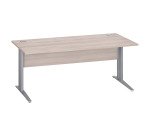 Bureau droit piètement métal Excellens - voile de fond droit