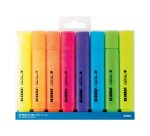 Evidenziatore Tratto Video punta a scalpello 1 - 5 mm assortiti 8 unità