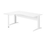 Bureau compact Excellens Métal - voile de fond droit