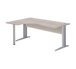 Bureau compact Excellens Métal - voile de fond droit