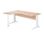 Bureau compact Excellens Métal - voile de fond droit