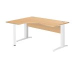 Bureau compact Excellens Métal - voile de fond droit