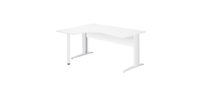 Bureau compact Excellens Métal - voile de fond droit