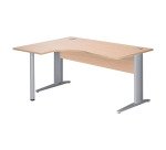 Bureau compact Excellens Métal - voile de fond droit