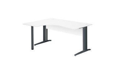 Bureau compact Excellens Métal - voile de fond droit