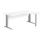 Bureau compact Excellens Métal - voile de fond droit