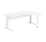 Bureau compact Excellens Métal - voile de fond droit
