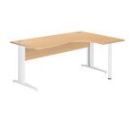 Bureau compact Excellens Métal - voile de fond droit