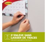 Languettes adhésives command 3M pour posters - Blister de 12