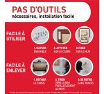 Languettes adhésives 3M Command™ pour tableaux.