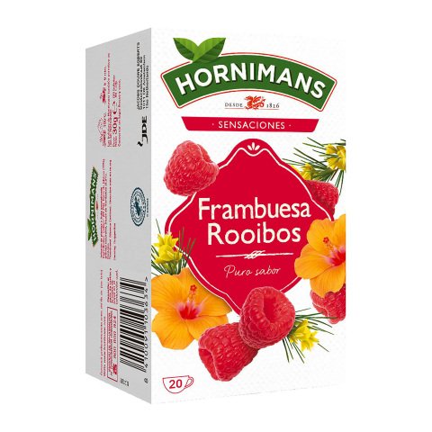 Infusión Frambuesa Rooibos Hornimans - 20 dosis