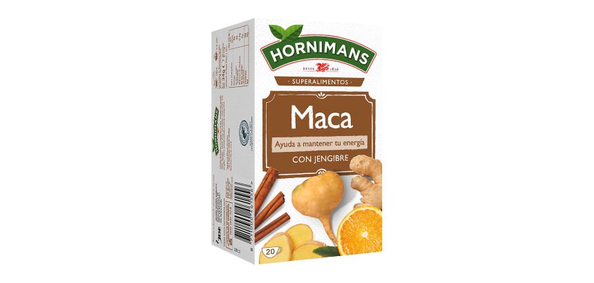 Infusión de Maca con Jengibre Hornimans- 20 dosis