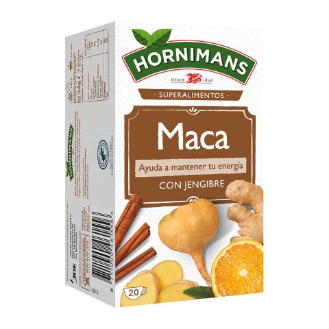 Infusión de Maca con Jengibre Hornimans- 20 dosis