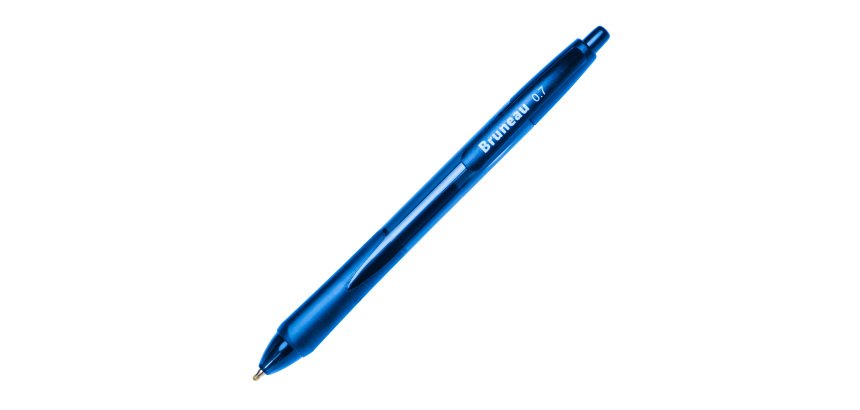 Ballpoint pen Bruneau gel ink retractable 0.7 mm tip - medium writing
