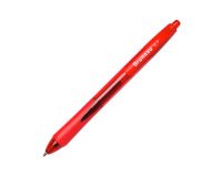 Gb_stylo encre gel ret. rouge bruneau pte conique moyenne 0.7mm trait 0.5