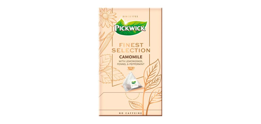 Pickwick Finest Selection Camomile Tea Manzanilla - 25 bolsitas de té