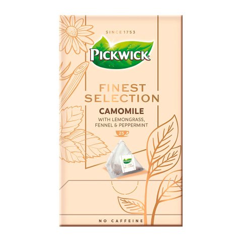 Pickwick Finest Selection Camomile Tea Manzanilla - 25 bolsitas de té