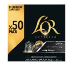 Cápsulas de café L'Or Onyx - caja de 50